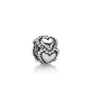 AUTHENTIC Pandora everlasting heart charm